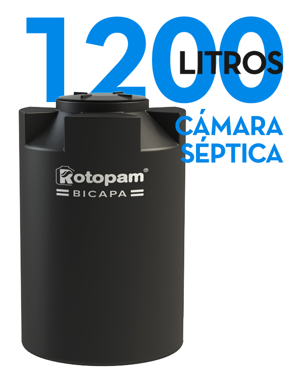 Rotopam - Cámara Séptica 1200 Litros
