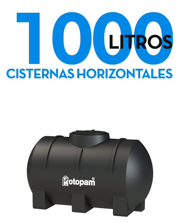 Rotopam - Cisterna Horizontal 1000 Litros