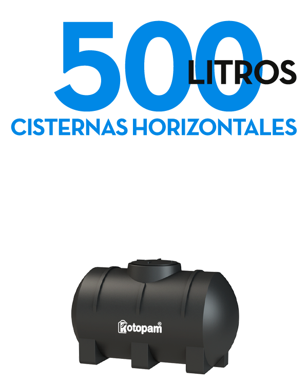 Rotopam - Cisterna Horizontal 500 Litros